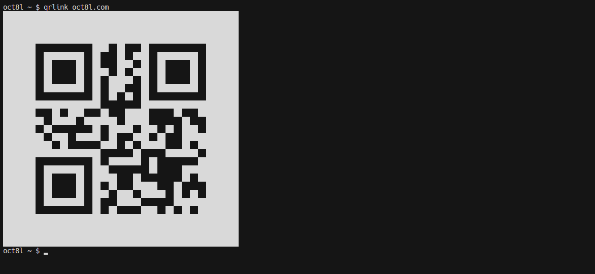 QR code example